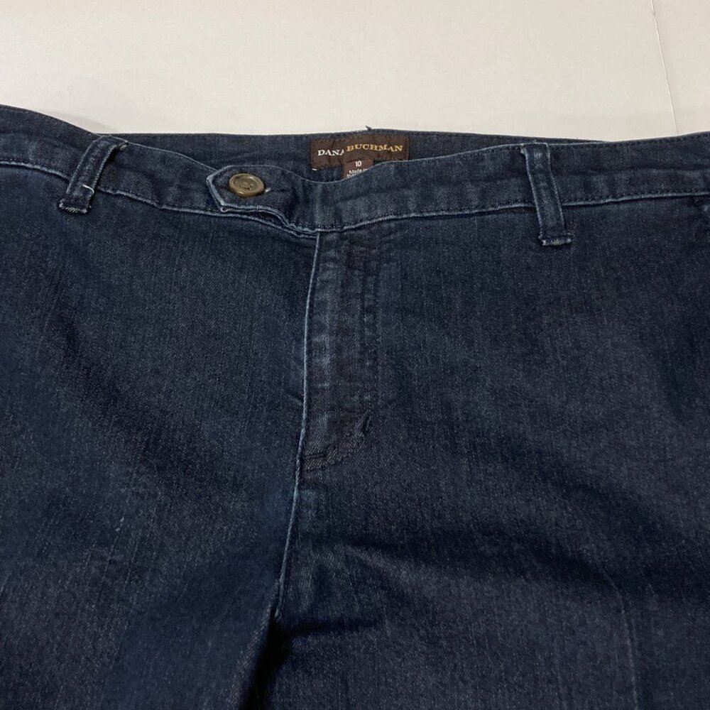 Dana Buchman  Bootcut Jeans  Size 10  Waist 33" Inseam 29" Stretch Denim  Casual